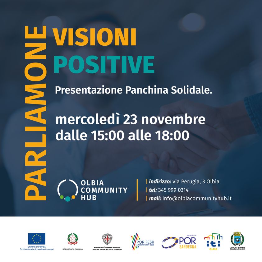 Visioni Positive – Presentazione Panchina Solidale