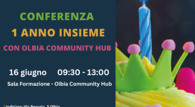 Conferenza “1 anno insieme con Olbia Community Hub”