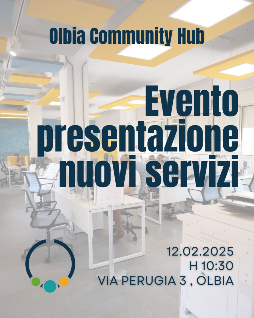 <strong>Presentazione dei nuovi servizi dell’Olbia Community Hub</strong>