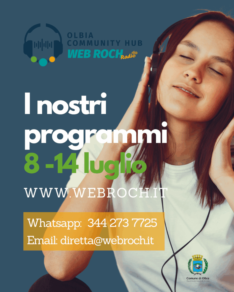 Tutta la programmazione di WebROCH dall’8 al 14 luglio