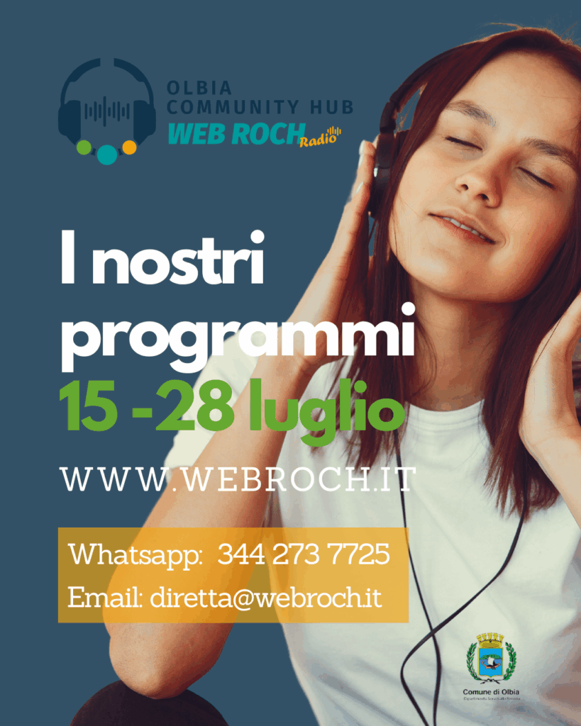 Ecco la programmazione di WebROCH dall’15 al 28 luglio