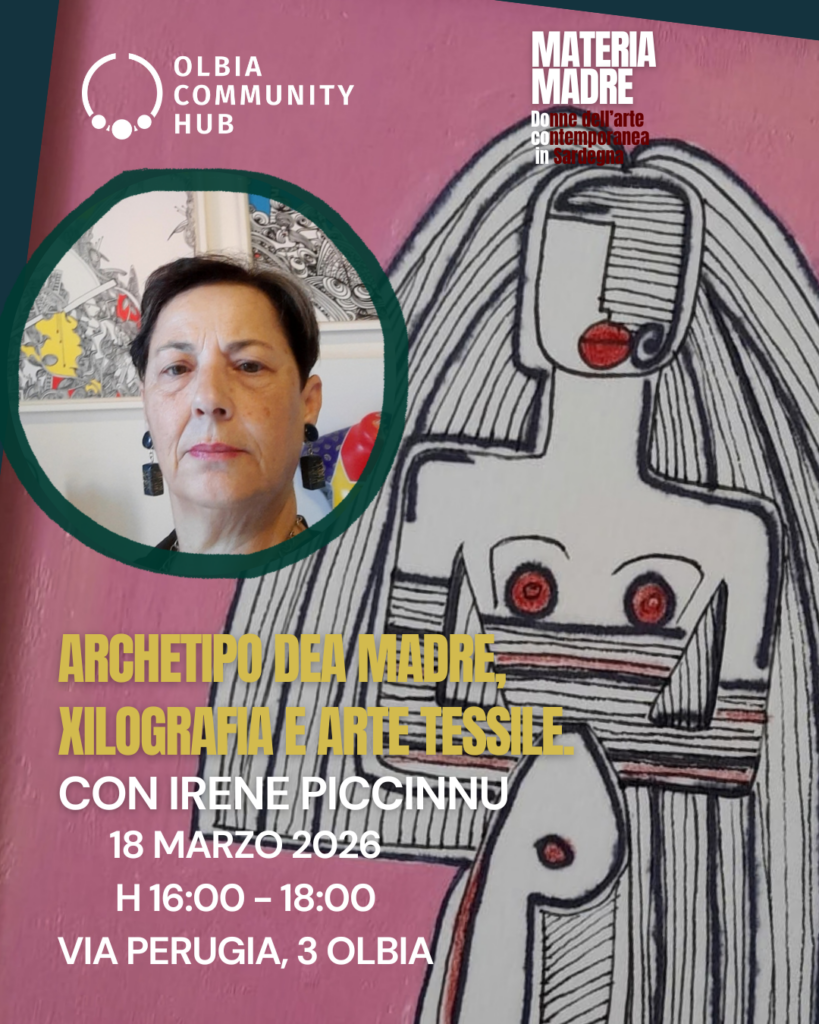Archetipo Dea Madre, xilografia e arte tessile.