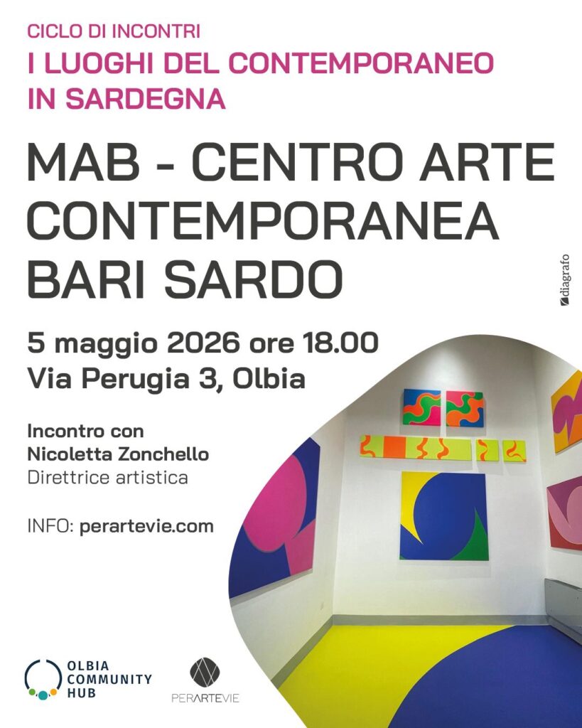 Il MAB – Centro Arte Contemporanea di Bari Sardo protagonista all’Olbia Community Hub