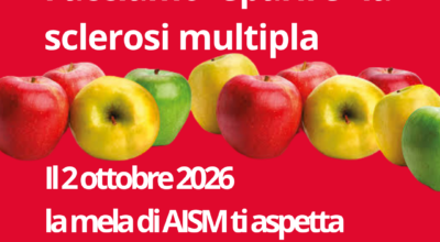 Facciamo sparire la sclerosi multipla: la Mela di AISM arriva all’Olbia Community Hub